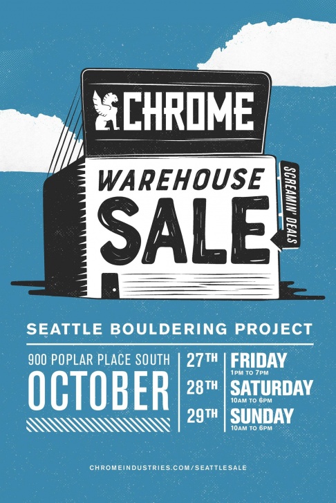 Chrome Industries Seattle Warehouse Sale