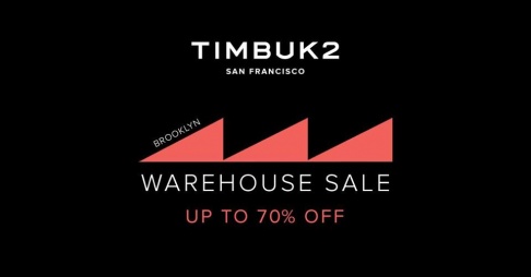 Timbuk2 Warehouse Sale