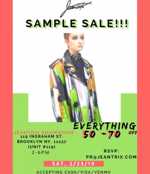 Jeantrix Sample Sale