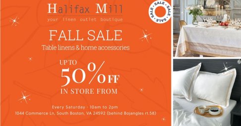 Halifax Mill Outlet Store South Boston Warehouse Sale