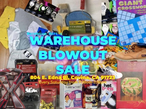 Warehouse Wart Blowout Sale