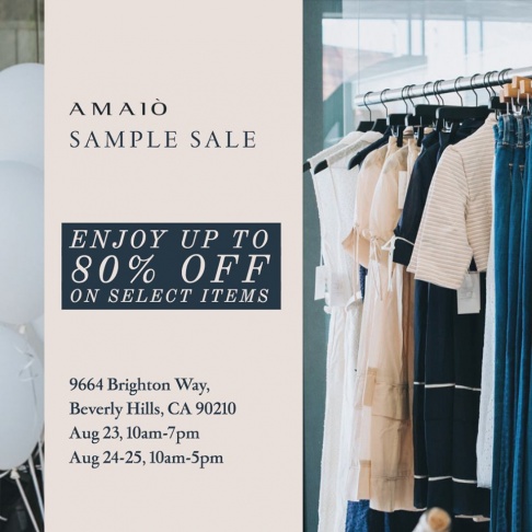 AMAIÒ Sample Sale