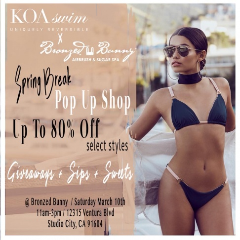 KOA Swim Pop Up Shop