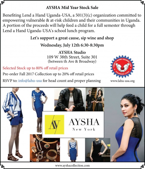 AYSHA Mid Year Stock Sale