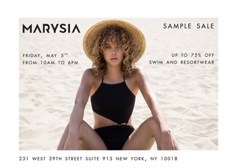 Marysia Sample Sale NYC