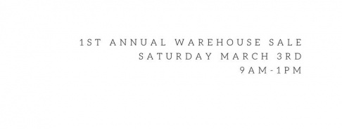 Carly Jean Warehouse Sale 
